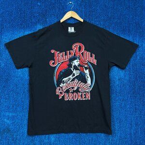 Jelly Roll Beautifully Broken 2025 Tour Dates Country Tee XL